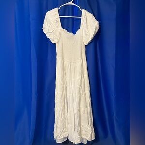 White lightweight dress